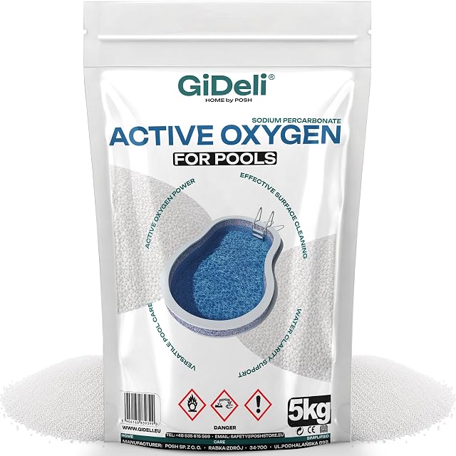 GiDeli Natriumpercarbonat-Aktivsauerstoffgranulat im Fünf-Kilogramm-Eimer