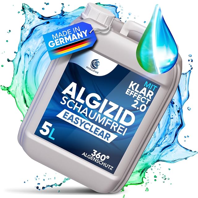 PoolLöwe Algizid mit Klareffekt, für kleine Becken formuliert