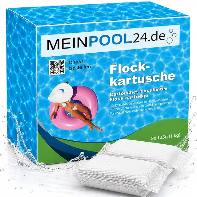 Meinpool24.de Flockkartuschen im Ein-Kilogramm-Gebinde für Sand- und Glasfilter