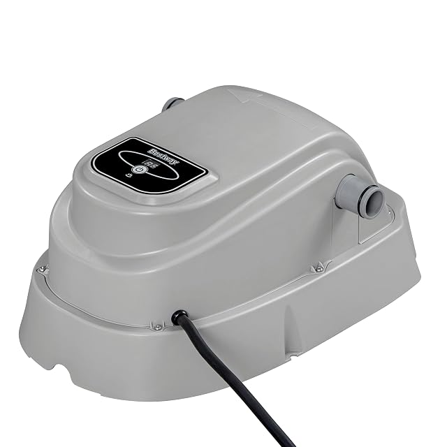 Bestway-Poolheizung mit digitalem Soft-Touch-Bedienfeld, geliefert mit einem 32-mm-Schlauch und Schellen