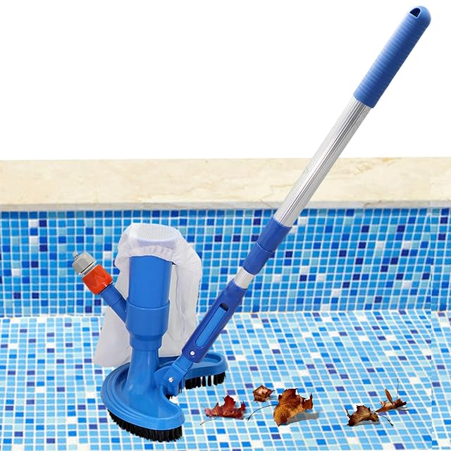 Raxove-Hand-Poolsauger mit Gartenschlauchanschluss und Auffangbeutel für Unrat
